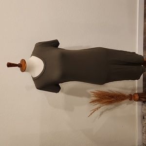 Motherhood Ribbed T-Shirt Maternity Dress